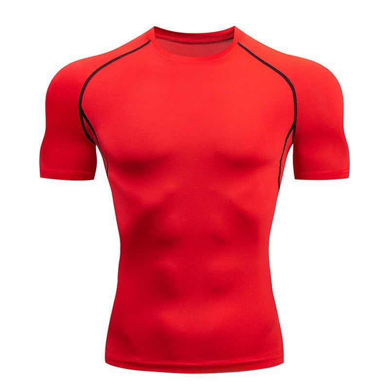 Men's Fitness Short-Sleeved Sports 