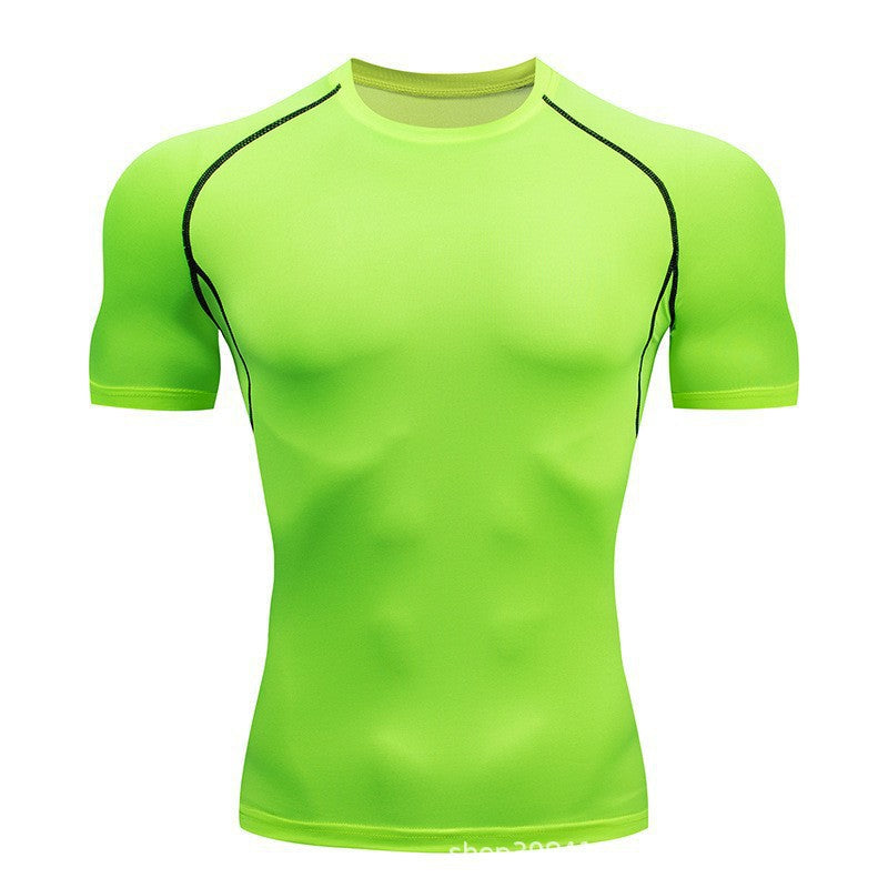 Men's Fitness Short-Sleeved Sports 