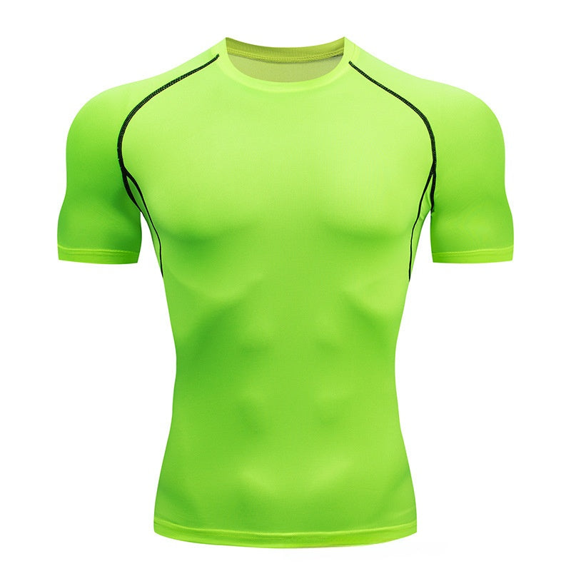 Men's Fitness Short-Sleeved Sports 
