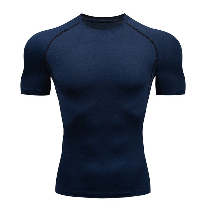 Men's Fitness Short-Sleeved Sports 