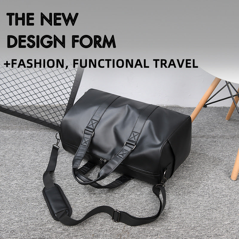 Mens Sports Fitness Bag Dry Wet Separate Travel Backpack 