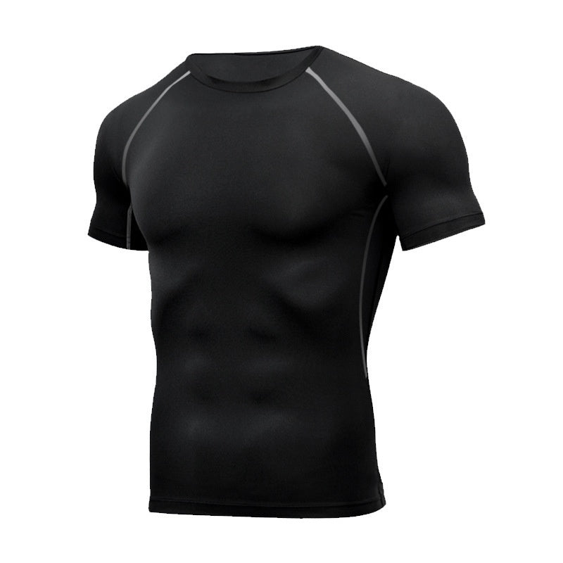 Men's Fitness Short-Sleeved Sports 
