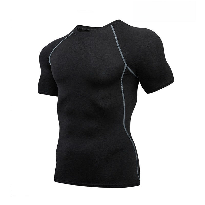 Men's Fitness Short-Sleeved Sports 