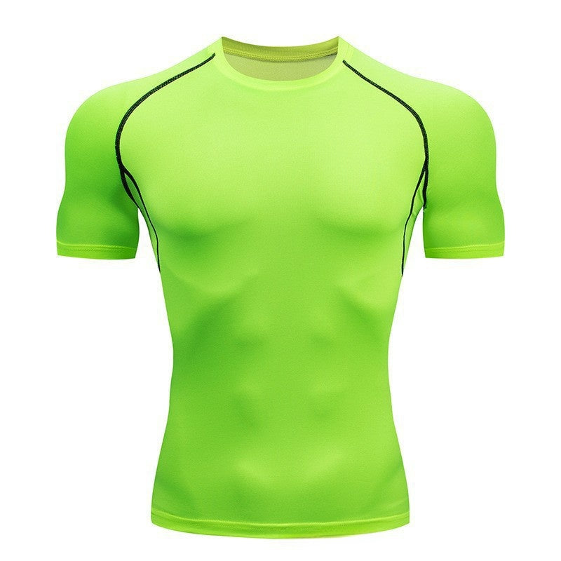 Men's Fitness Short-Sleeved Sports 