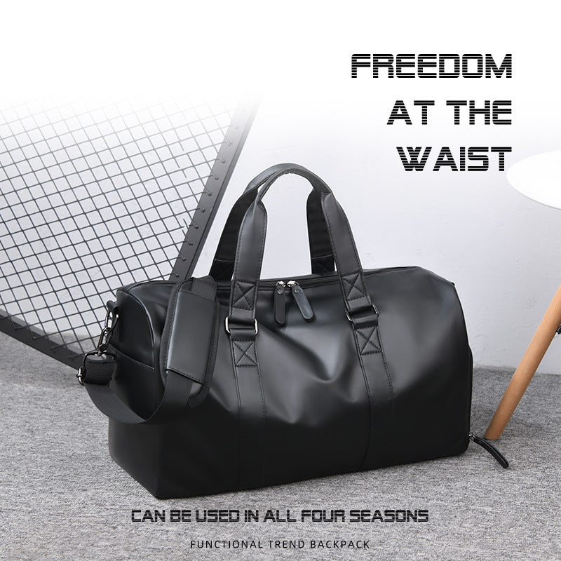 Mens Sports Fitness Bag Dry Wet Separate Travel Backpack 