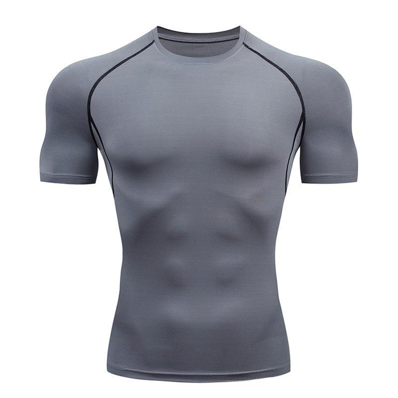 Men's Fitness Short-Sleeved Sports 