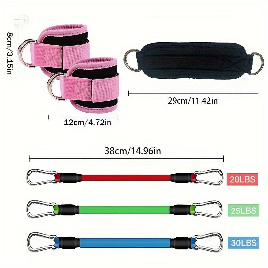 Elastic Fitness Resistance Bands Set 