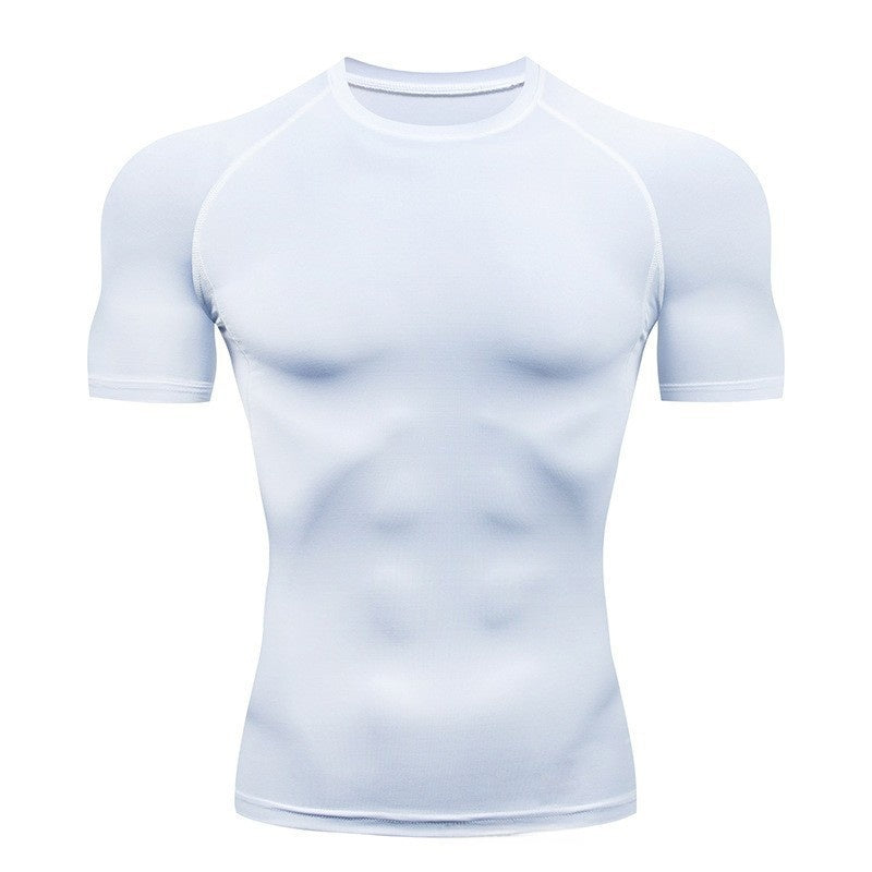 Men's Fitness Short-Sleeved Sports 